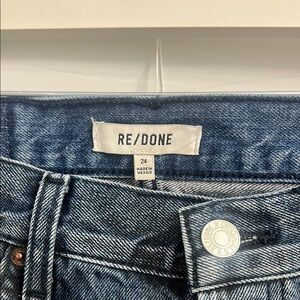 Re/Done Blue Jeans SIZE 24